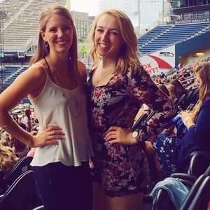 Free People long sleeve flowered romper